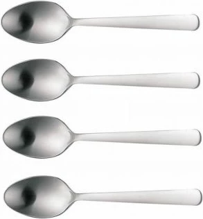 Set lugësh Fiskars 1002955, për kafe, 4 copë, argjendtë/mat
