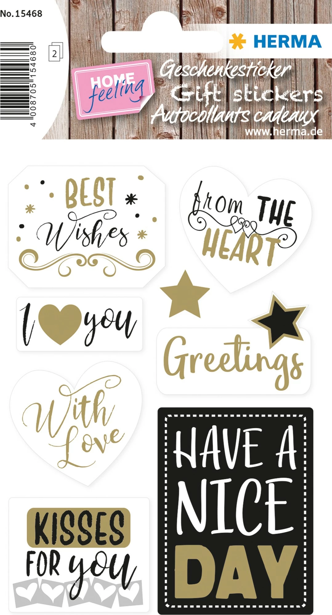 Stickerë HERMA 15468, letër, 14 copë, shumëngjyrëshe