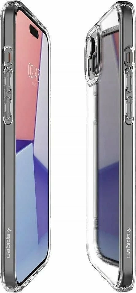 Mbështjellës Spigen Ultra Hybrid ACS08197 për iPhone 16 6.1\" (2024), crystal clear, plastik, transparent