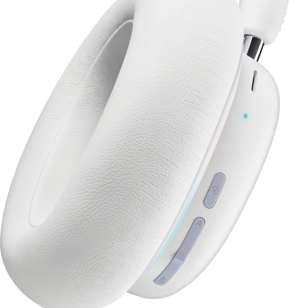 Kufje Logitech G735 wireless Bluetooth/LIGHTSPEED, full size, white mist
