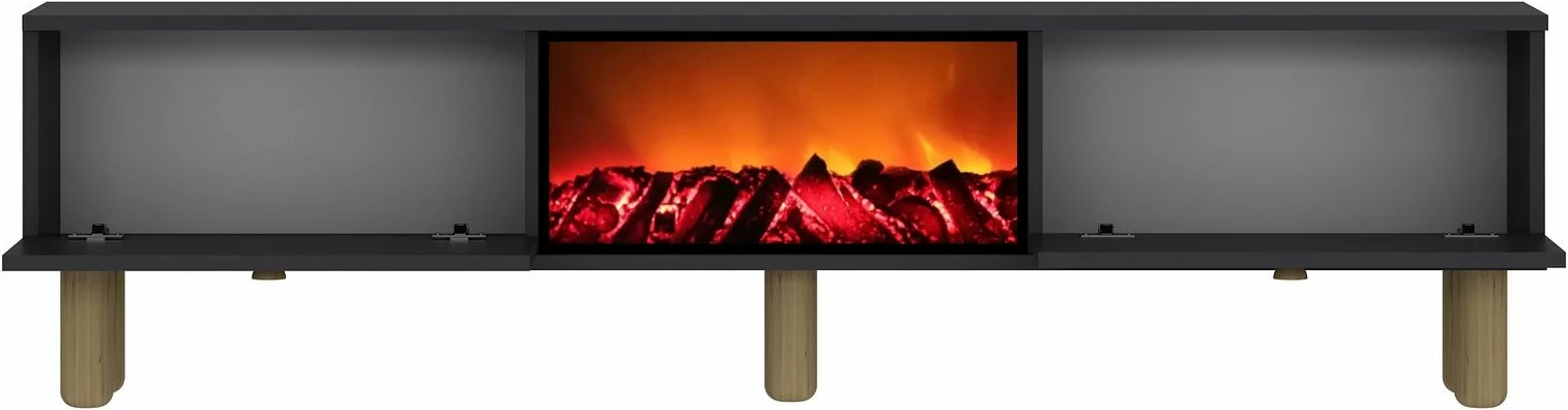 Komodë TV me oxhak Dario Bohem, ngjyrë antracit, Skye Decor