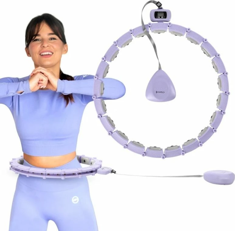 Hula hoop për fitnes HMS, vjollcë