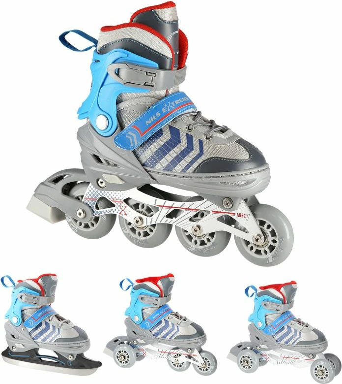 Rollera Nils Extreme NH18192 4in1, gri-blu, L (39-43)