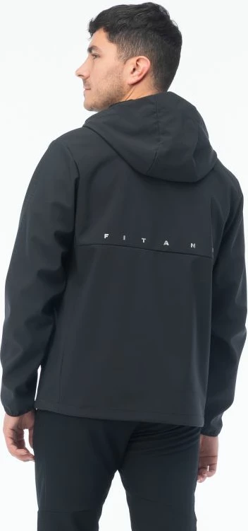 Jakne softshell për meshkuj Fitanu FARISE, e zezë