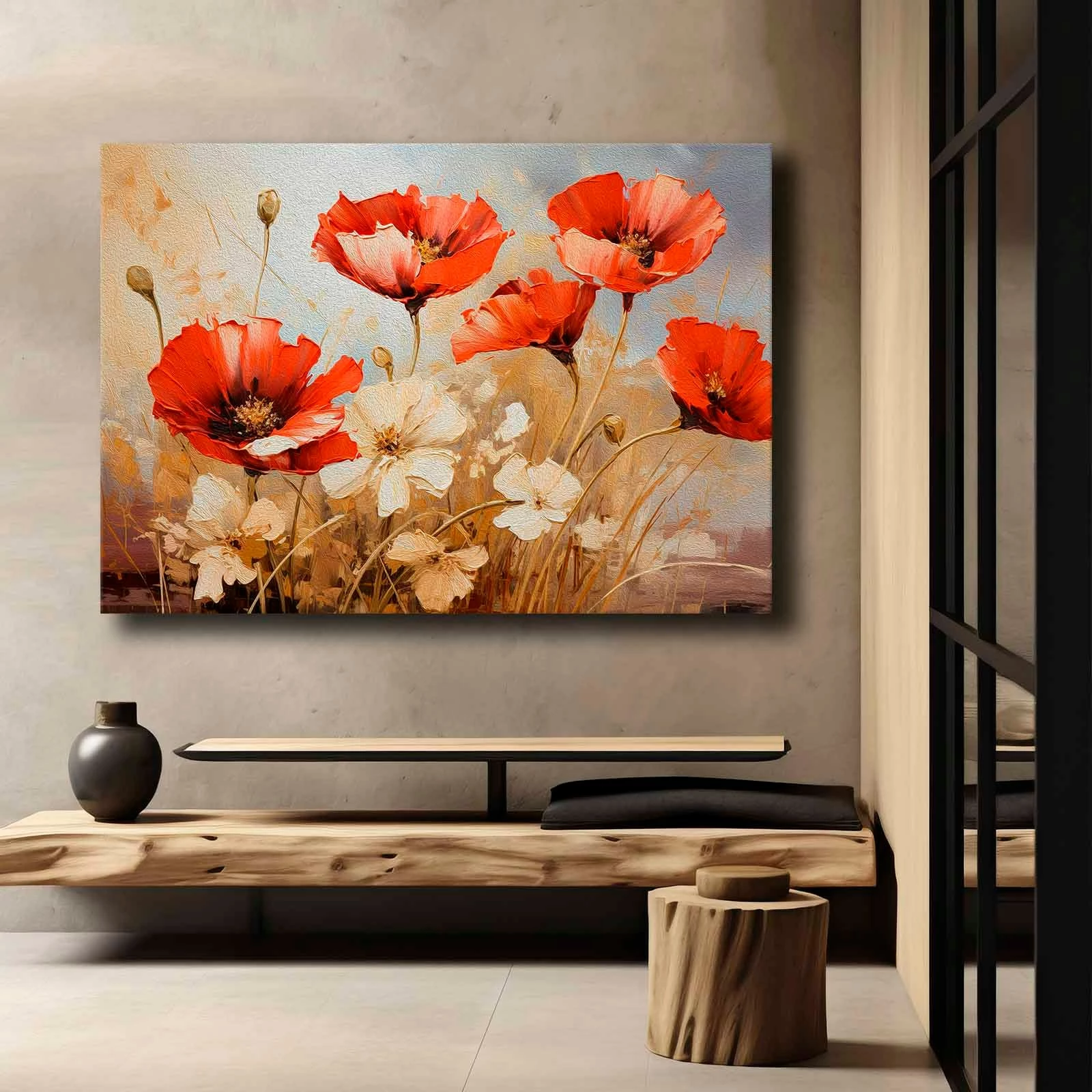 Pikturë dekorative në kanavacë, shumëngjyrëshe, Wallity, 70x100cm