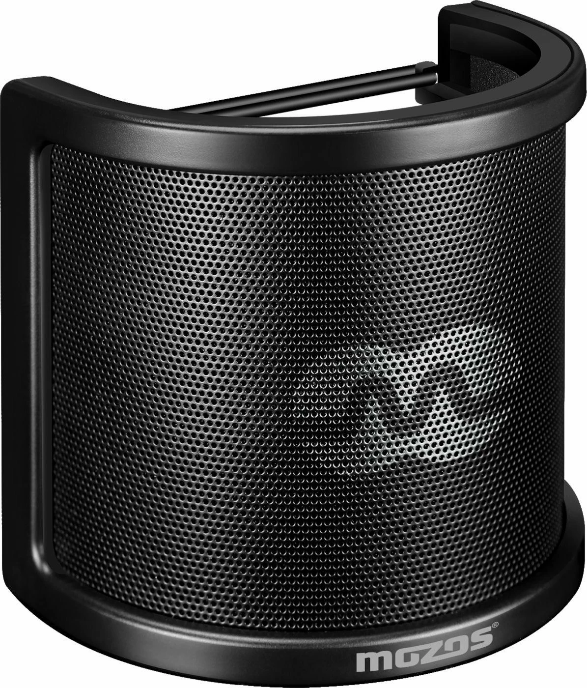 Filter pop për mikrofon Mozos PS-2, për diametër 45-63 mm, i zi