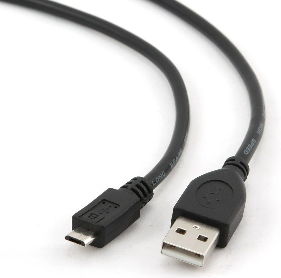 Kabllo Gembird CCP-MUSB2-AMBM, Micro-USB B, USB A, e zezë