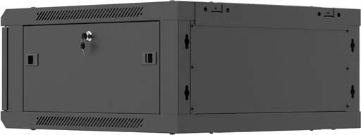 Kasë rack LANBERG 19" 4U, 600x600mm, e zezë, derë me vrima