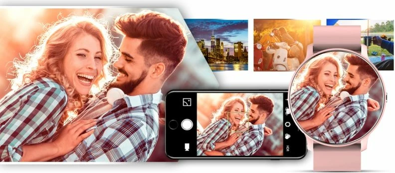 Smartwatch Giewont për femra, rozë