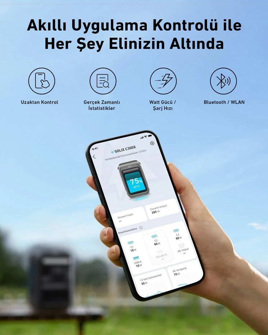 Stacion portativ Anker SOLIX C300X, 288Wh, 600W