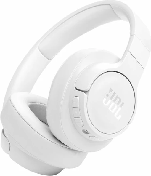 Kufje JBL Tune 770NC Bluetooth over-ear pa kabllo me ANC, 70h bateri, Bluetooth 5.3, të bardha