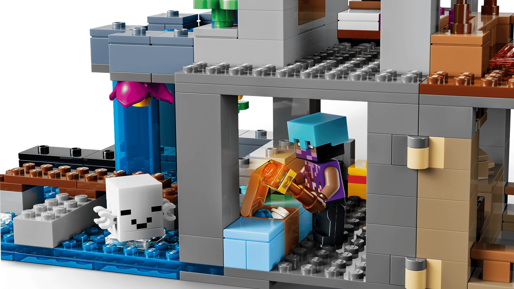 Set LEGO Minecraft Ghast Station 21597, 530 copë