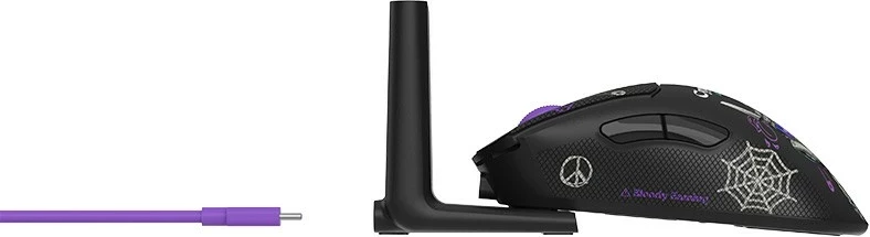 Maus A4-Tech Bloody R73 ULTRA DUO Cypher Ghost, wireless, RGB, i zi