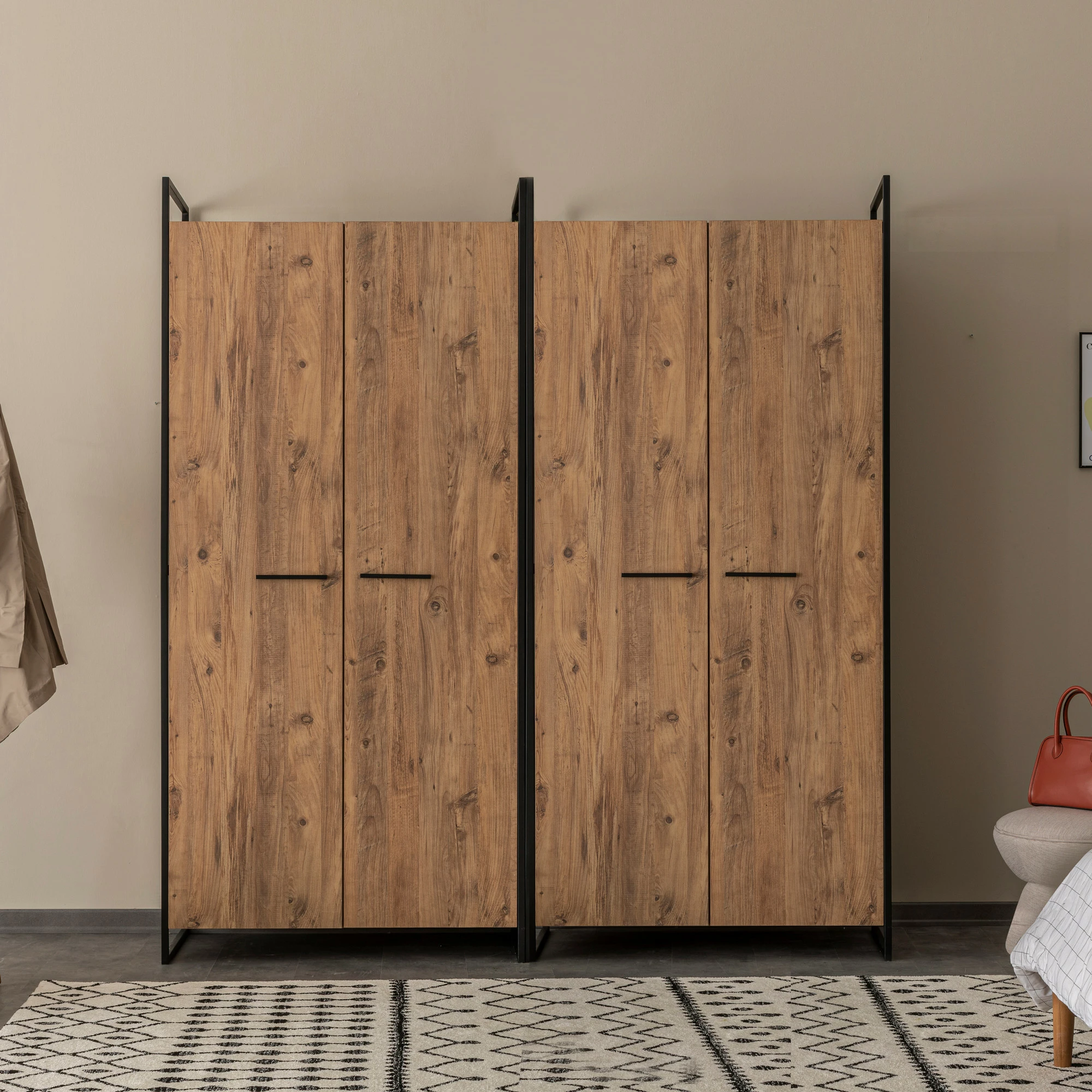 Dollap Hanah Home Dynamic Takım, ngjyrë Atlantic Pine, 2 pjesë