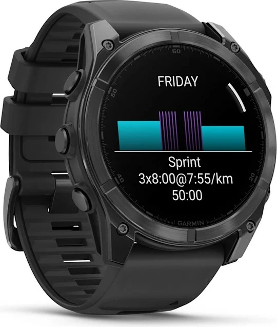 Smartwatch Garmin Fenix 8, 32GB, AMOLED, GPS, zi