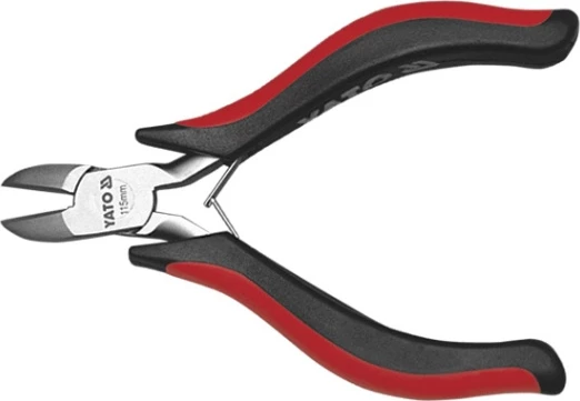 Pincë prerëse anësore mini Yato YT-2081 115 mm zezë/kuqe