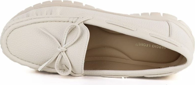 Mokasina femra Sergio Leone MK093, krem