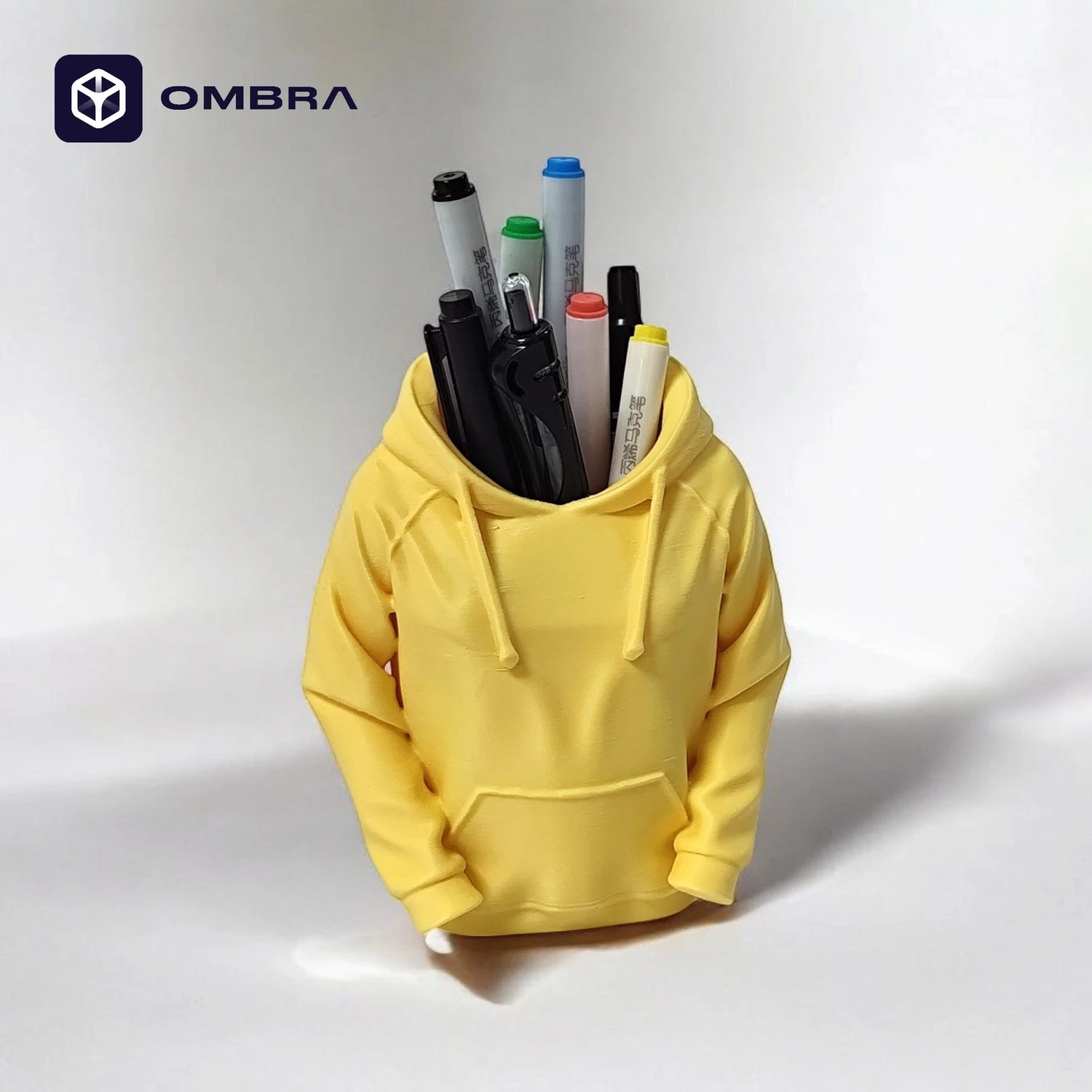 Mbajtëse dekorative për kimika/ngjyra – në Formë Duksi, e verdhë