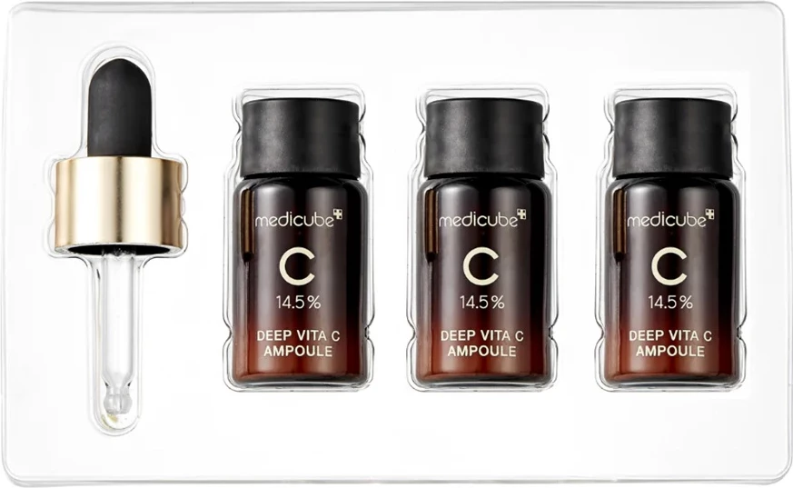 Ampulë për fytyrë Medicube Deep Vita C për femra, 3x10ml