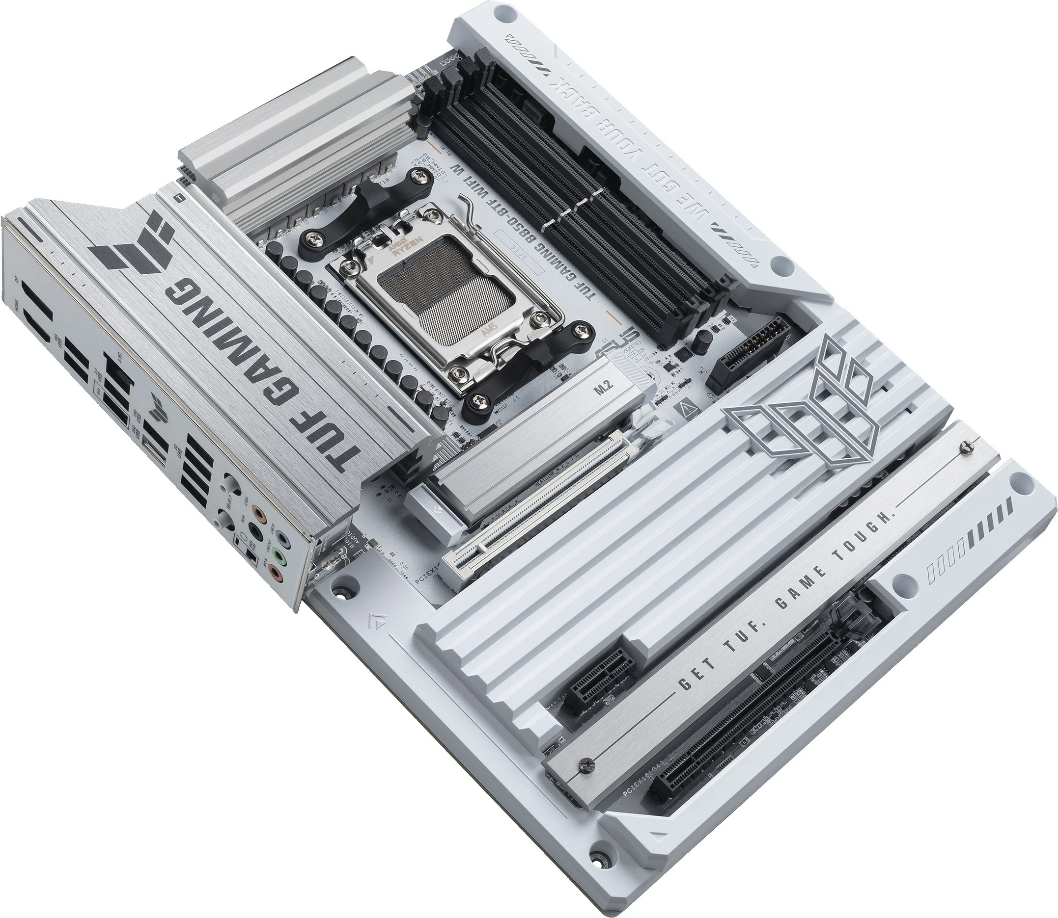 Pllakë amë ASUS TUF GAMING B850-BTF WIFI W, ATX, Wi-Fi, bardhë