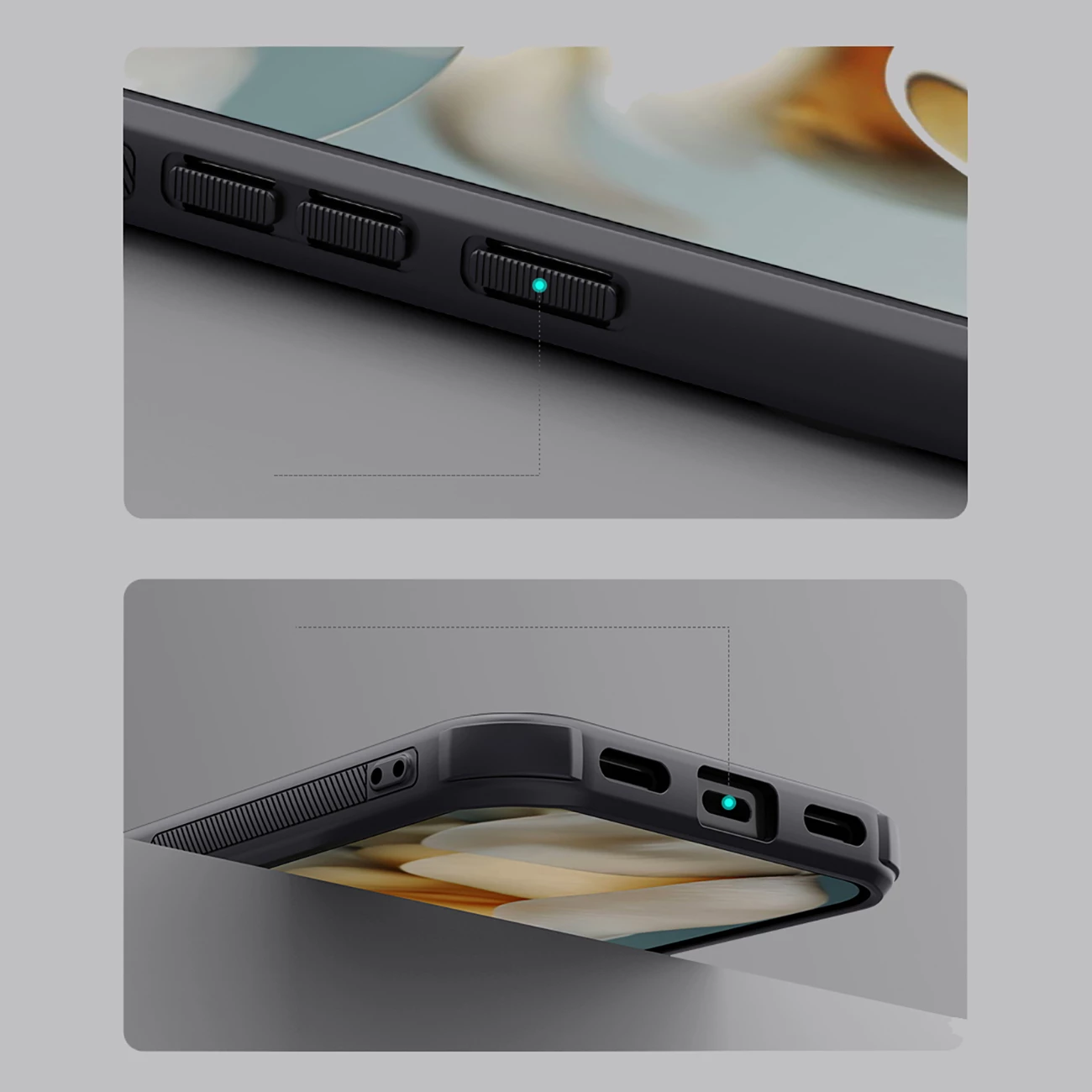 Mbështjellës, Nillkin, Super Frosted Shield Pro, për Google Pixel 10/10 Pro, TPU+PC, i zi