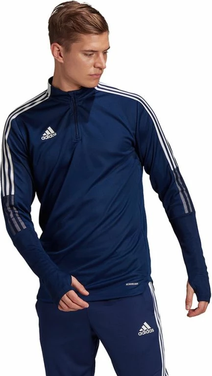 Duks për meshkuj adidas Tiro 21 Training Top, blu marin