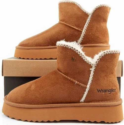 Çizme të shkurta për femra Wrangler, kafe [Madhësia: 36]