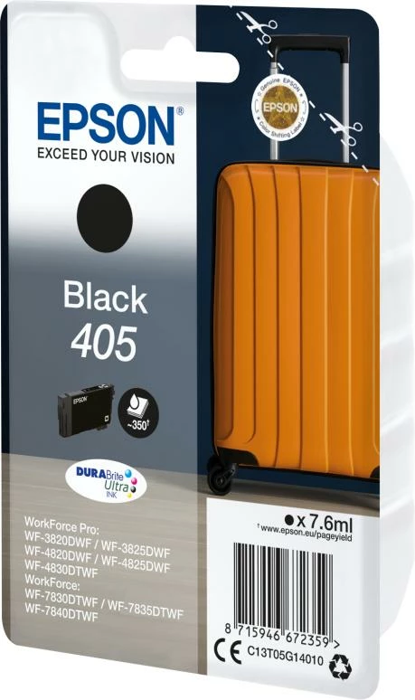 Kartrix boje Epson 405 C13T05G14010 7.6 ml, e zezë