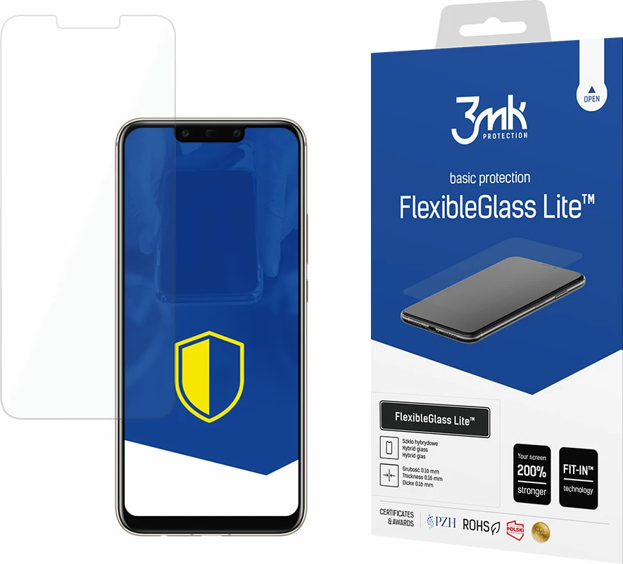 Xham hibrid mbrojtës 3mk FlexibleGlass Lite për Huawei Mate 20 Lite