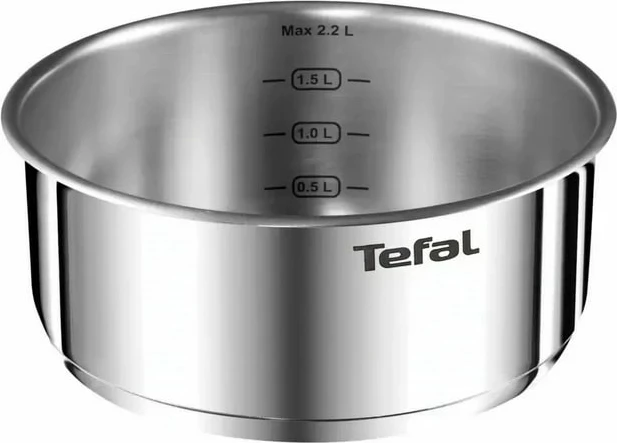 Set tenxheresh Tefal Ingenio L8964S55, 4 copë, çelik inoks, dorezë e zezë