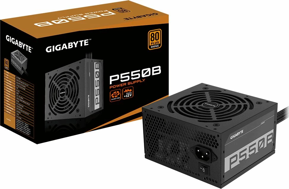 Furnizues rryme Gigabyte P550B (GP-P550B) 550W 80 Plus Bronze ATX, i zi