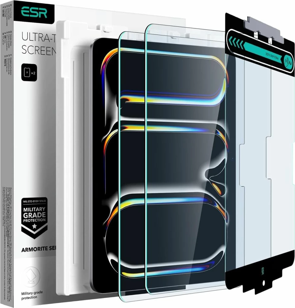 Mbrojtës ekrani xhami ESR Armorite për iPad Pro 11'' 2024, 2 copë