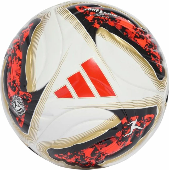 Top futbolli mini adidas Bundesliga Torfabrik 26/27, bardhë-portokalli-ari