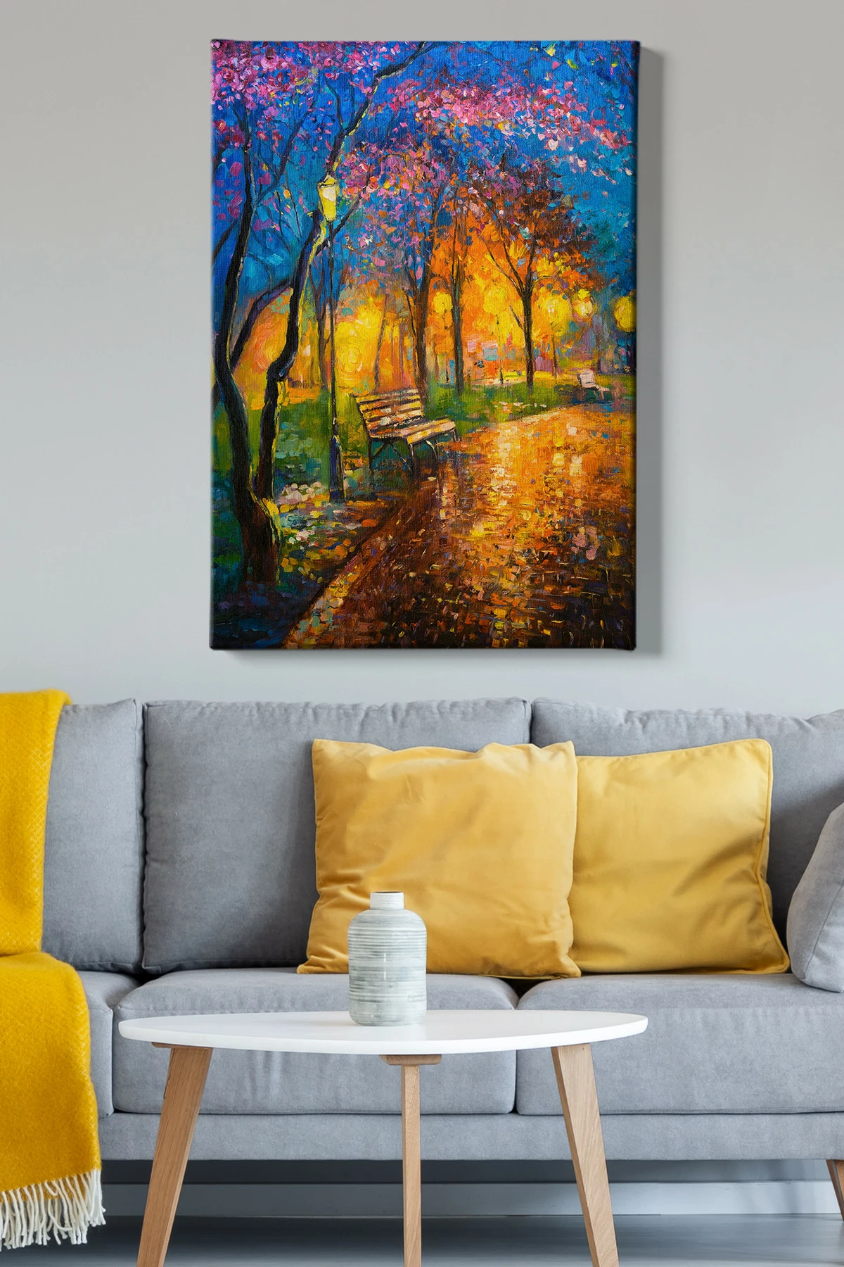 Pikturë dekorative në kanavacë, shumëngjyrëshe, 70x100cm