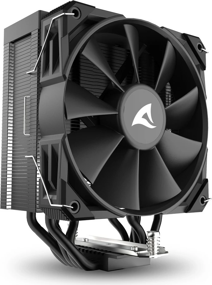 Kasë ftohëse Sharkoon A50 Black, 12cm, 1 ventilator, për procesor, e zezë