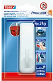 Grep vetëngjitës Tesa Powerstrips Haken XL, 3 kg, i bardhë