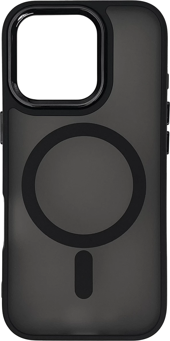 Mbështjellës Hurtel Fashion Case MagSafe për iPhone 16 Pro, TPU, i zi