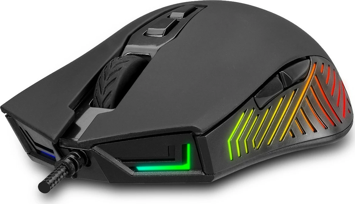Maus gaming Inca IMG-GT17, 6400 DPI, RGB, 7 butona, USB, i zi