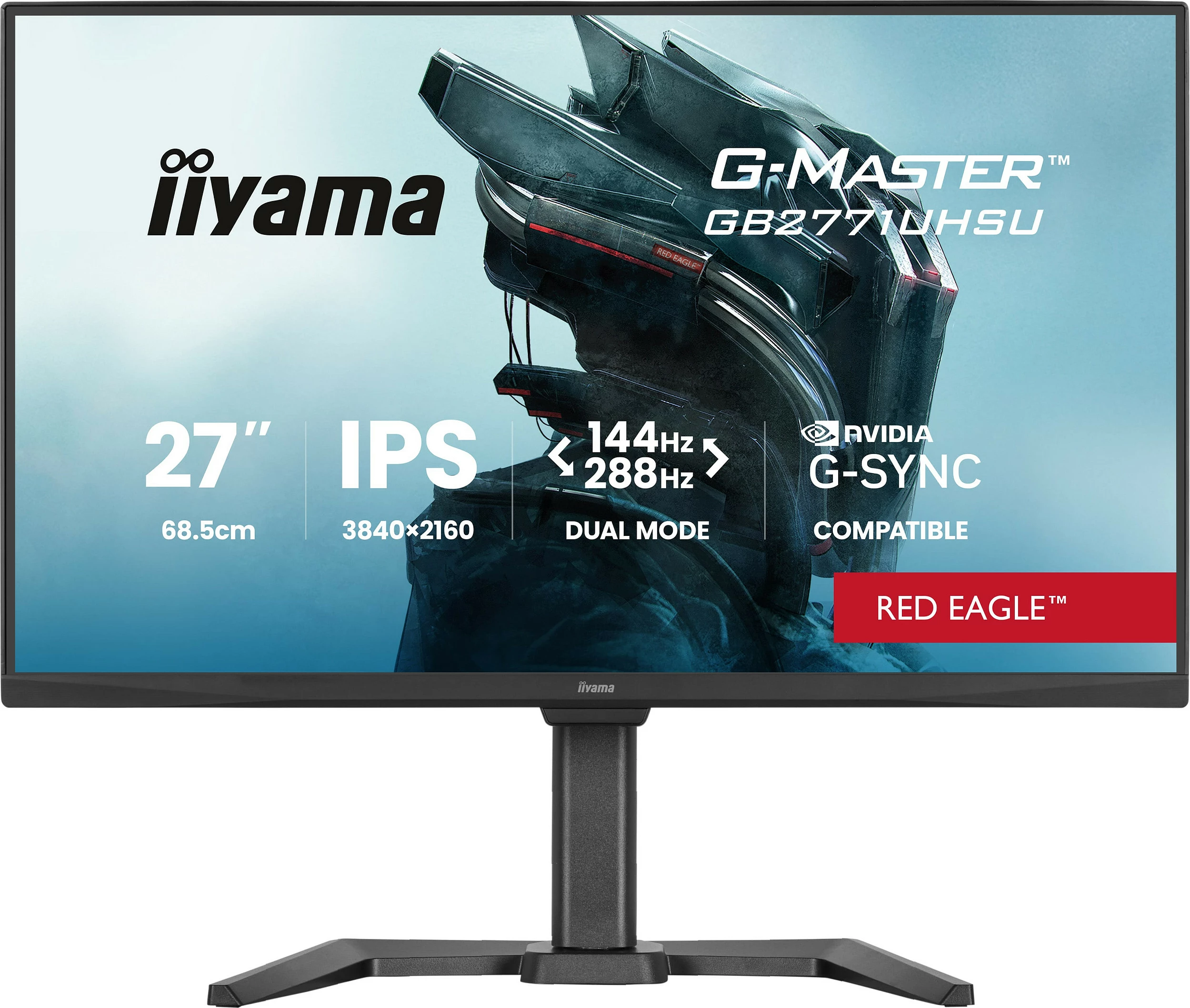 Monitor gaming iiyama G-MASTER GB2771UHSU-B1, 27", 4K IPS, 144Hz/288Hz, i zi
