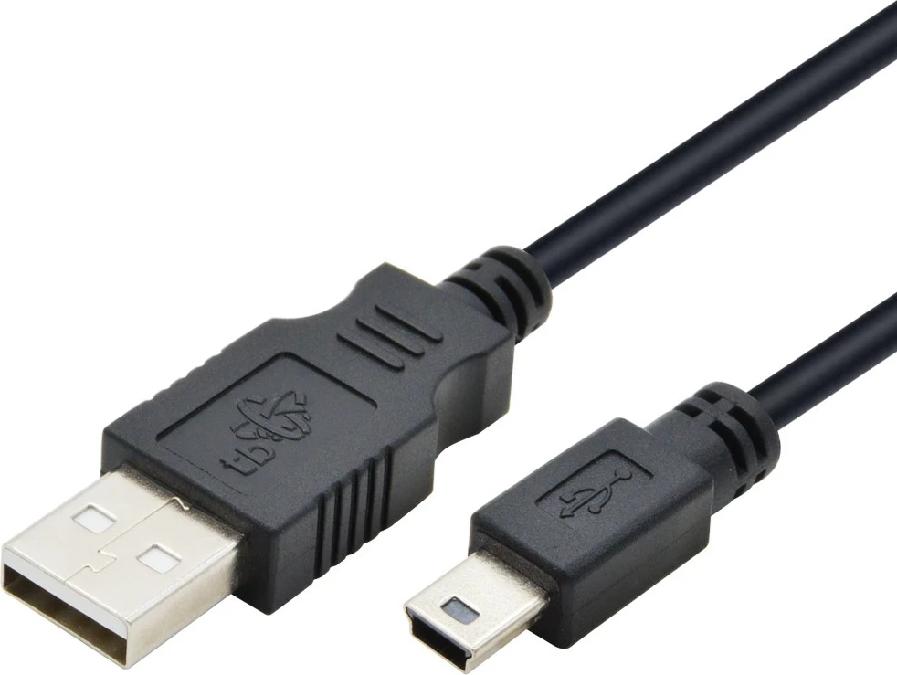 Kabllo USB TB AKTBXKU3PBAW30B, 3m, USB Type A në Mini USB-B, e zezë