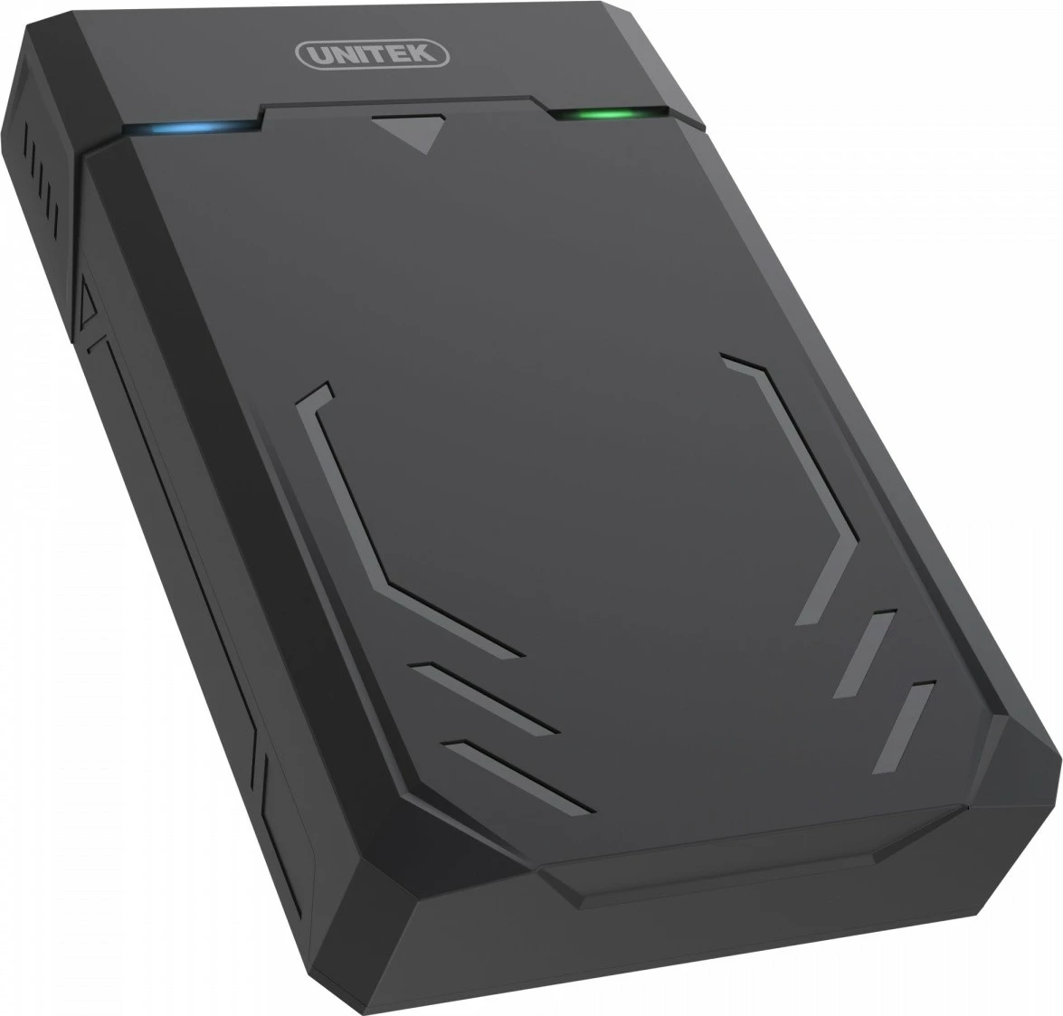 Kasë e jashtme Unitek Y-3035 për HDD/SSD 2.5"/3.5", USB 3.1, e zezë/gri