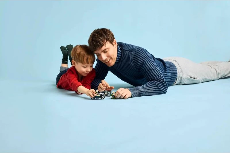 Set lodrash LEGO City për fëmijë, Police Motorcycle Chase