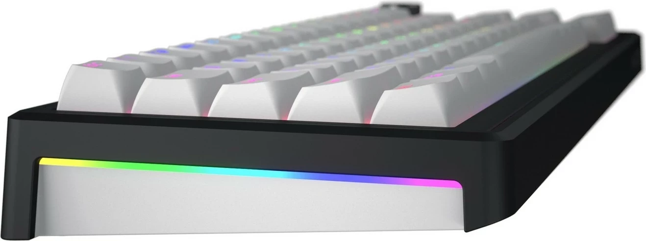 Tastierë mekanike Hator Skyfall 65 wireless, RGB, hot-swap, anglisht, bardhë-zezë