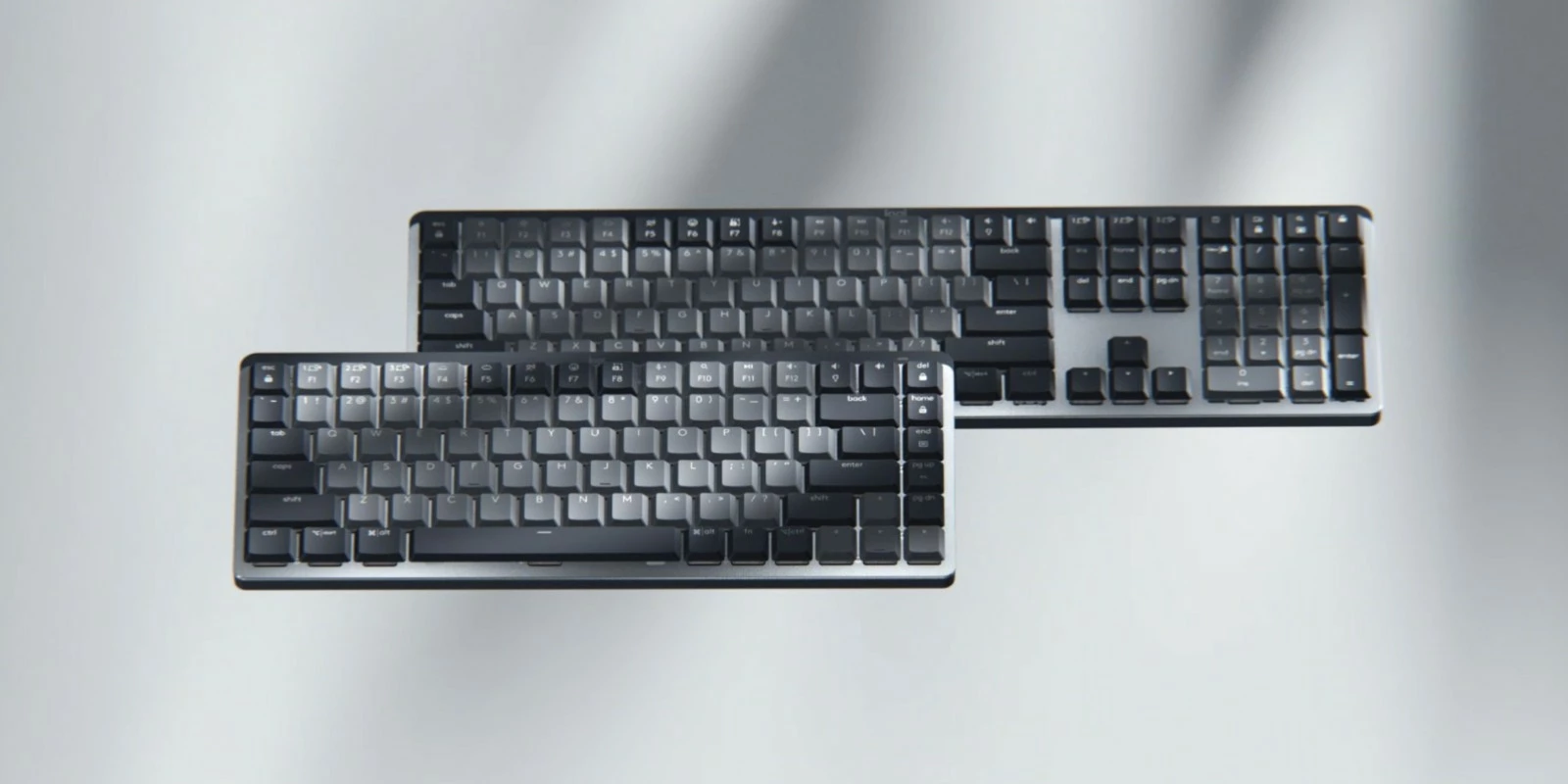 Tastierë mekanike mini Logitech MX, wireless, me ndriçim, gri