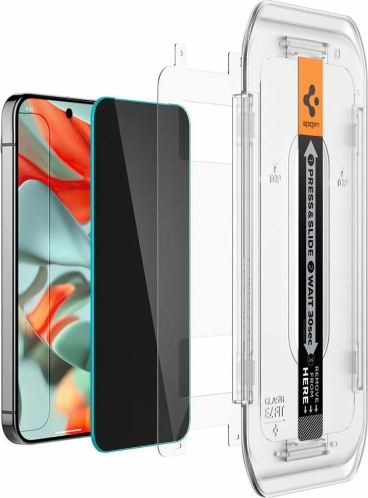 Xham i kalitur Privacy Spigen Glas.TR EZ Fit për Google Pixel 9 Pro XL, 2 copë