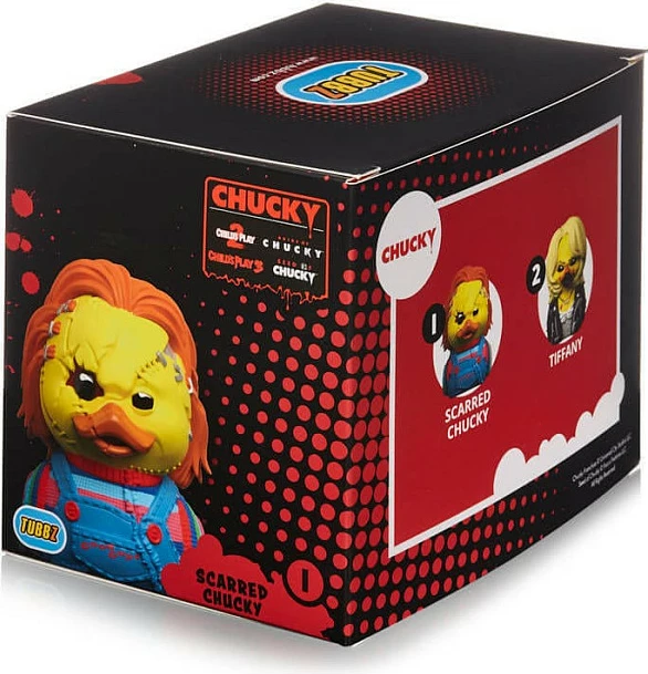 Figurinë koleksionuese TUBBZ Chucky Scarred Chucky, 9 cm, multicolor