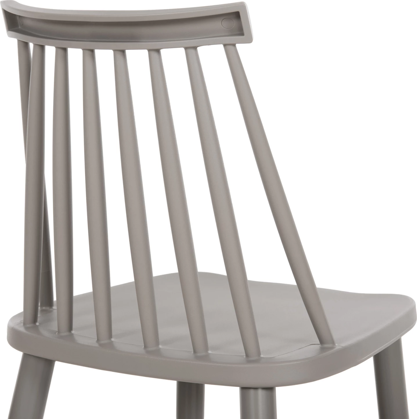 Karrige ngrënieje FH8052.22 Vanessa GRI me këmbë metalike GRI 42.5x44x81H cm., set prej 4 copë