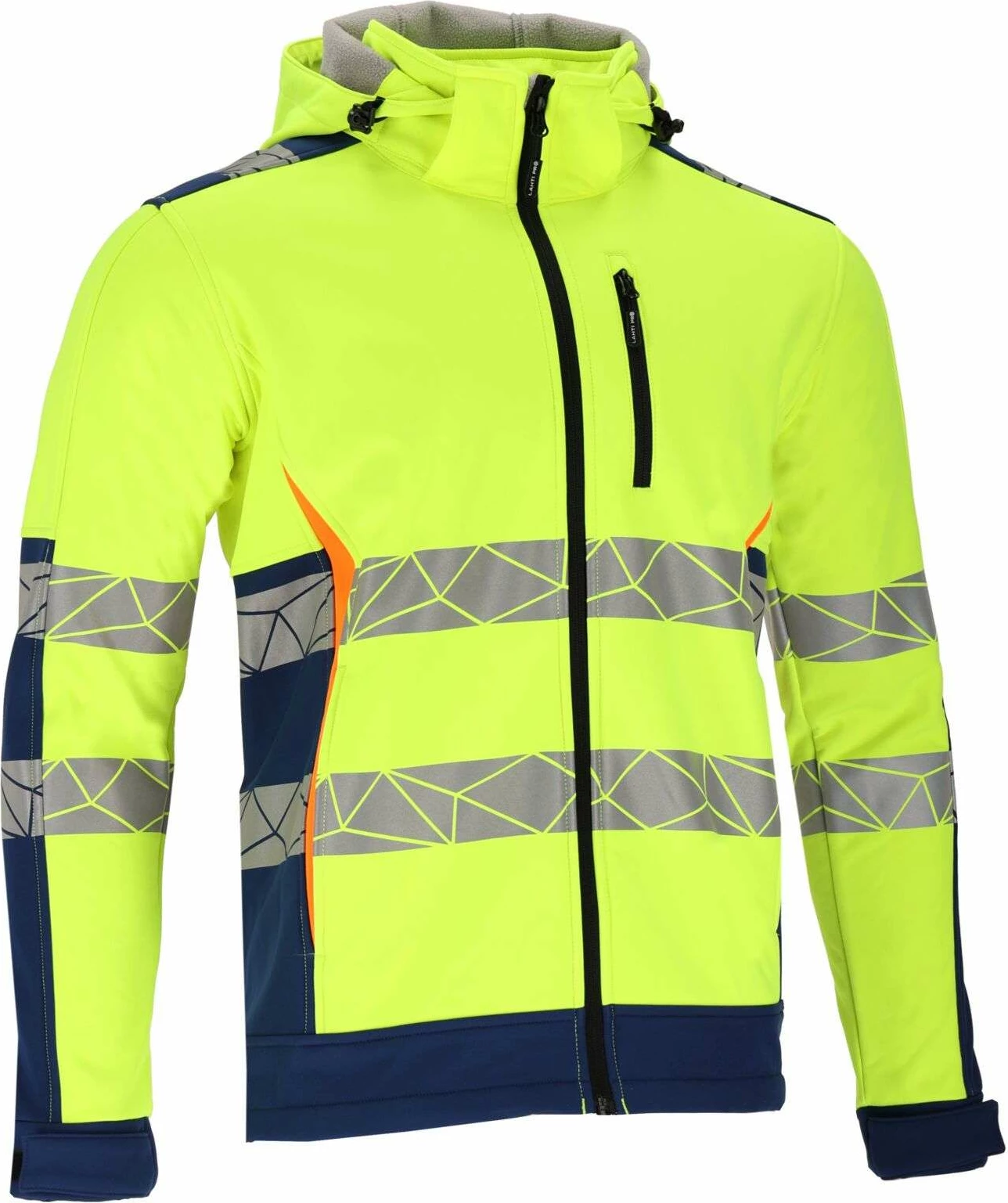 Xhaketë softshell reflektuese LAHTI PRO L40944, XL, verdhë-kaltër