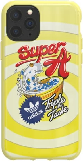 Mbështjellës Adidas Moulded Case BODEGA për iPhone 11 Pro, e verdhë