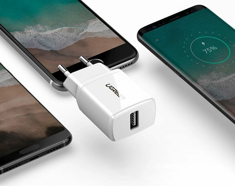 Karikues rrjeti Ugreen 76197, 10W, 1x USB-A, 2.1A, i zi